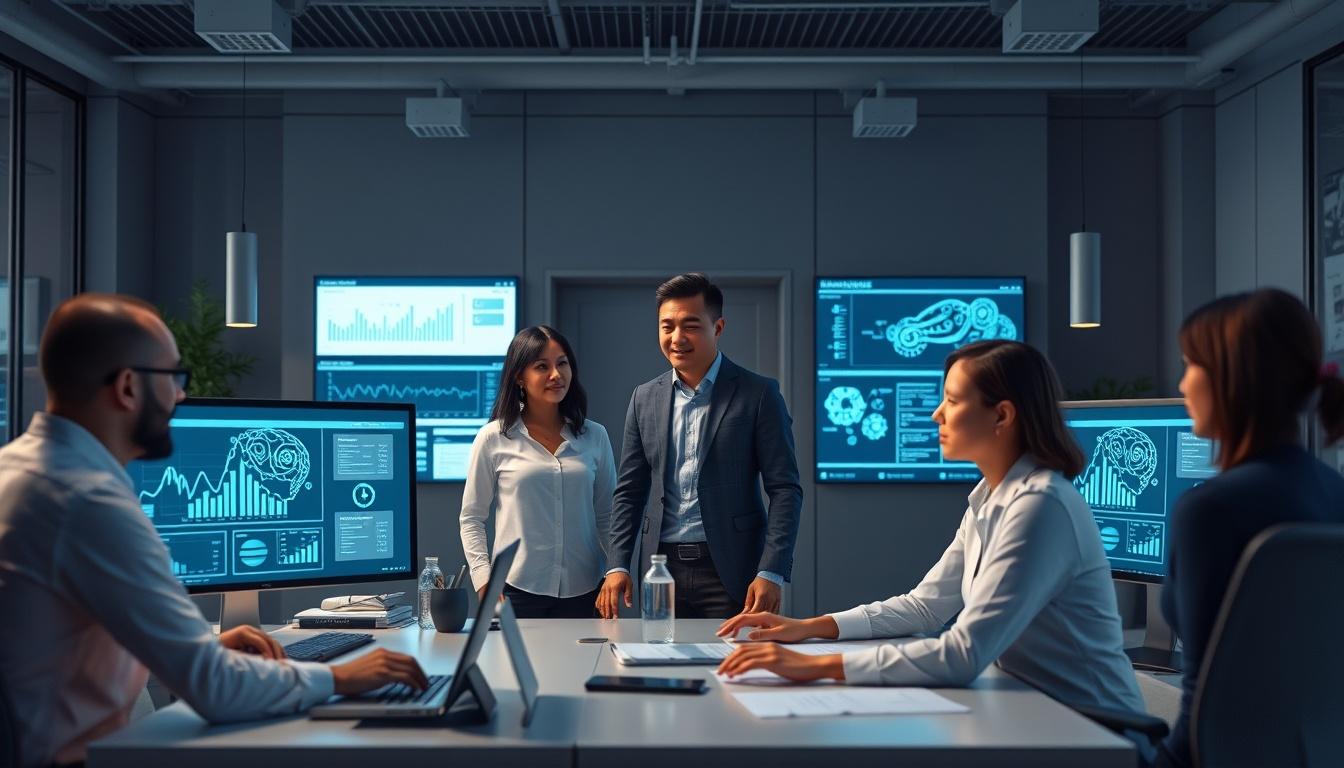 Team behind AI software and business technology strategy